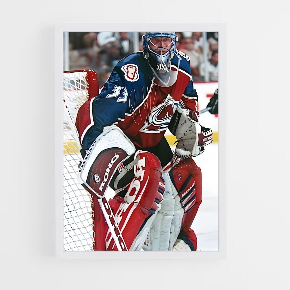 Poster Gardien Rouge – affiche Hockey sur glace (vue 3)